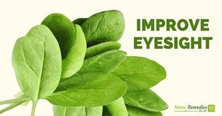 Spinach for eyesight