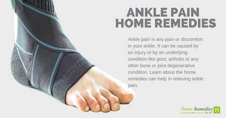 ankle pain home remedies