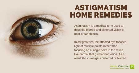 astigmatism home remedies