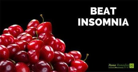Cherries for insomnia