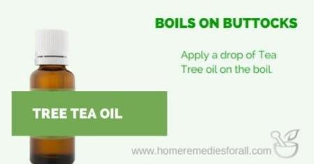 Tea tree oil for boils
