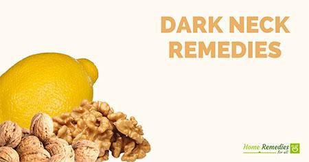 Ginger and lemon for dark neck