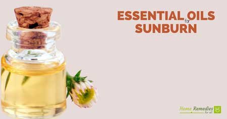 essential oils for sunburn