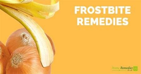 Banana peel for frostbite