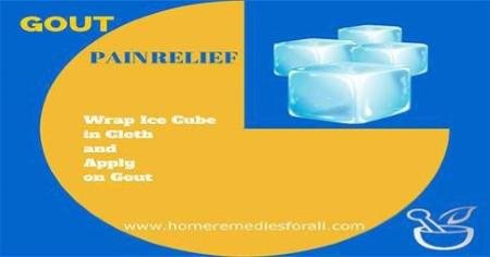 Ice for gout