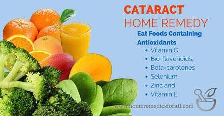 Eat Antioxidant Foods for Cataract