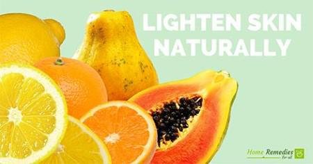 Fruits for skin whitening