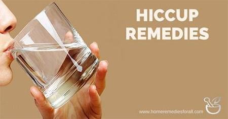 Water for hiccups