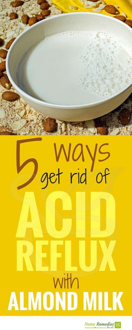 almonds for acid reflux infographic
