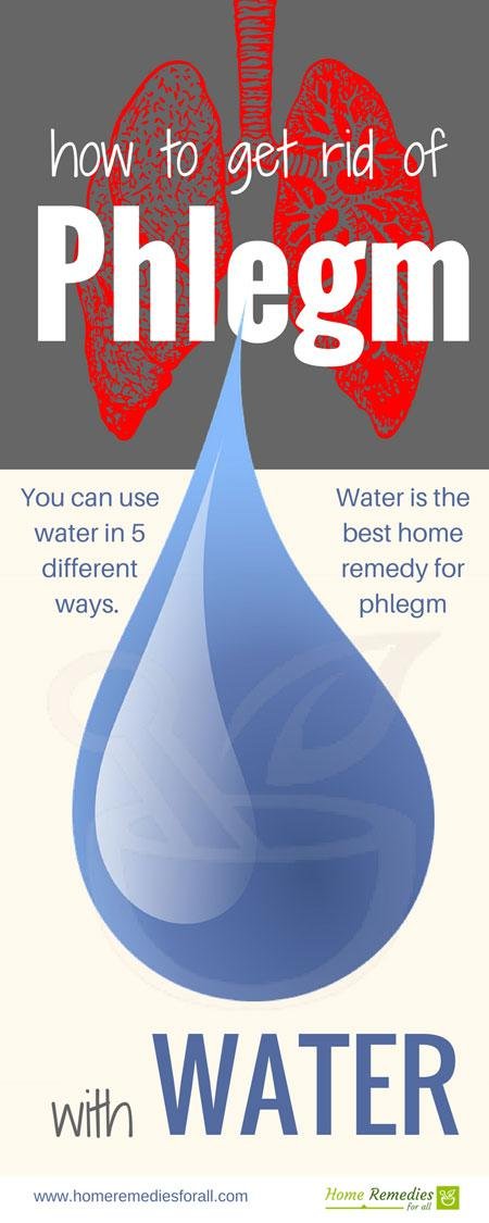 get rid of phlegm infographic