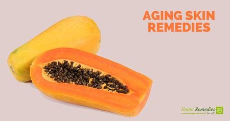 aging skin remedies-papaya