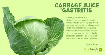 cabbage juice for gastritis