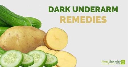 Cucumber and potato juice for dark underarms