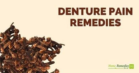 Cloves for denture pain