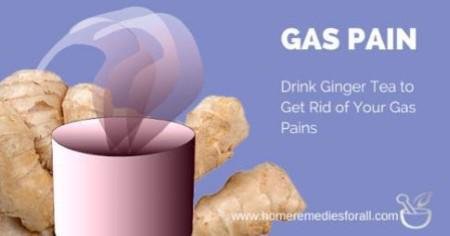 Ginger Tea for Gas Pain