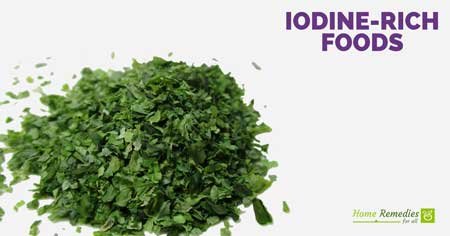 Iodine-rich foods