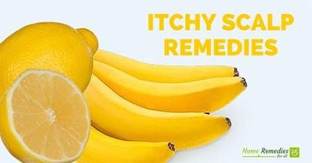 Banana and lemon for itchy scalp