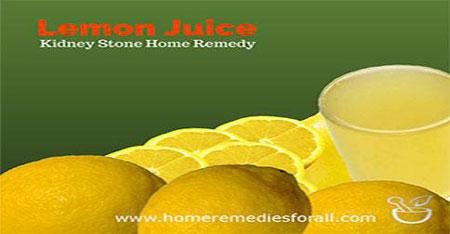 Kidney Stone Home Remedies - Lemon Juice