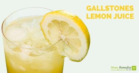 lemon juice gallstones