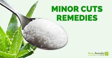 Sugar and Aloe Vera for minor cuts