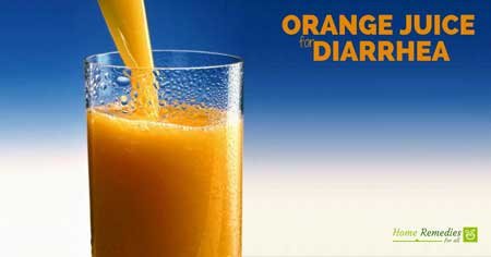 orange juice for diarrhea