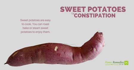 sweet potatoes for constipation