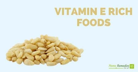 vitamin e rich pine seeds